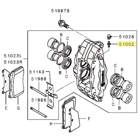 Mitsubishi OEM Brembo Caliper Bleeder | 2008-2015 Mitsubishi Evo X (4605A566)