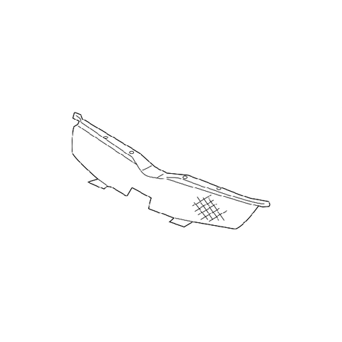 Mitsubishi OEM Front Bumper Grille Upper Support Mesh | 2006 Mitsubishi Evo 9 (6402A033)