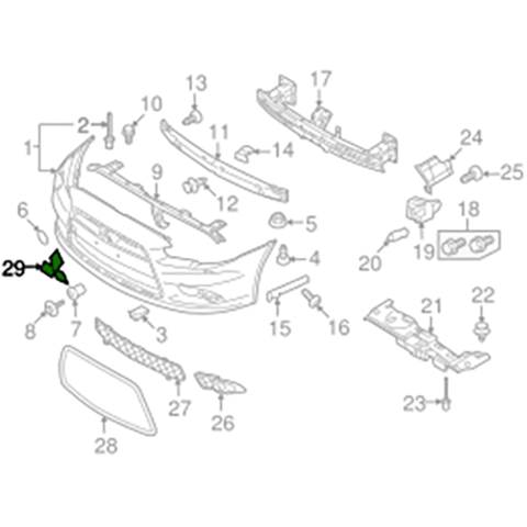 Mitsubishi OEM Badge | Multiple Mitsubishi Fitments (7415A603)