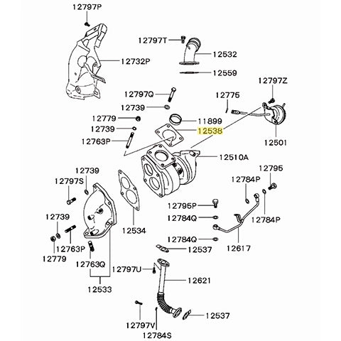 Turbine Housing Inlet Gasket (DSM)