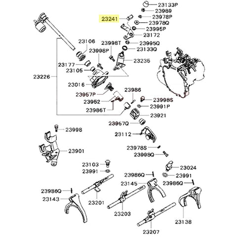 Mitsubishi OEM Gear Select Lever Shoe | 1996-2006 Mitsubishi Evo 4-9 5MT (MD771824)