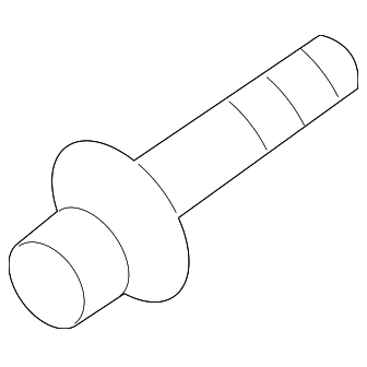 Mitsubishi OEM Alternator Bolt | 08-15 Mitsubishi Evo X / 00-05 Eclipse 2.4L (MF140233)