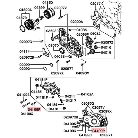 Mitsubishi Camshaft Position Sensor Bolt | 1997-1999 Mitsubishi Eclipse (MF241261)