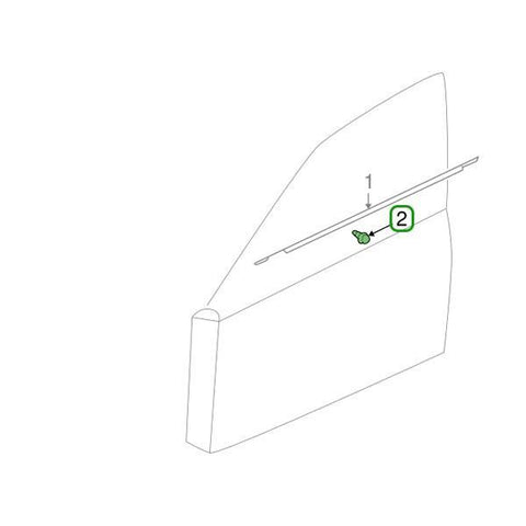 Mitsubishi OEM Window Molding Trim Install Screw | 2001-2006 Mitsubishi Evo 7/8/9 (MF453256)