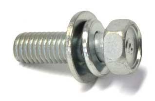 Mitsubishi OEM Crankshaft Pulley Bolt | 2003-2006 Mitsubishi Lancer Evolution 8/9 (MN128964)