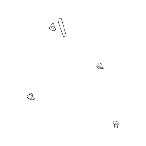 Mitsubishi OEM 61533 Hood Weatherstrip | 2003-2006 Mitsubishi Evo 8/9 (MN159134)