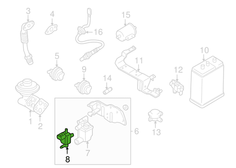 Mitsubishi OEM Solenoid Valve | Multiple Fitments (MR127520)