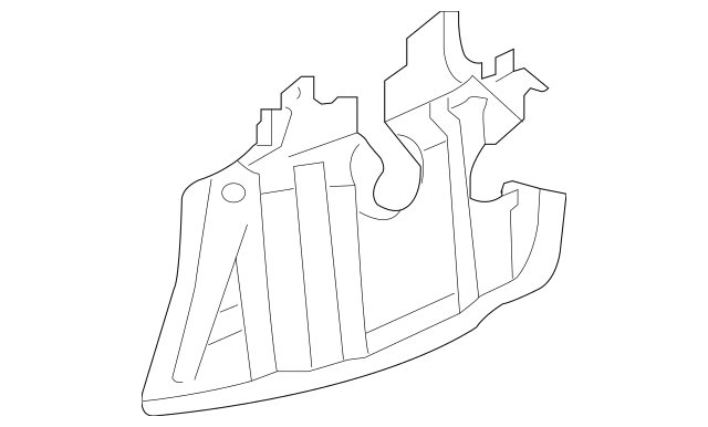 Evan-Fischer Engine Splash Shield For Mitsubishi Endeavor 2006-2011 - Lower Front Cover, 6405A015