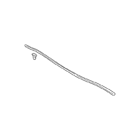 Mitsubishi OEM 61534 Hood Weatherstrip | 2003-2006 Mitsubishi Evo 8/9 (MR525377)