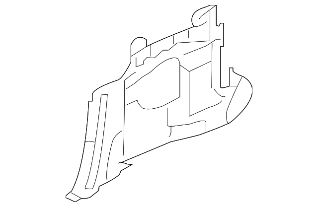 OEM Mitsubishi Parts Mitsubishi OEM Engine Splash Shield - Driver Side | 2003-2006 Mitsubishi Evo 8/9 5spd (MR584849)