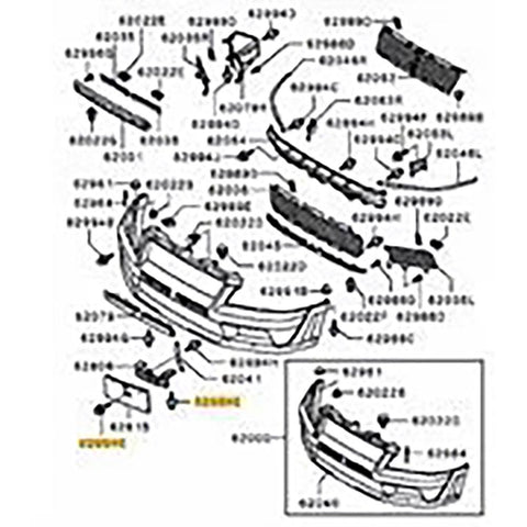Mitsubishi OEM Splash Shield Bolt | 2008-2015 Mitsubishi Evo X (MS240141)