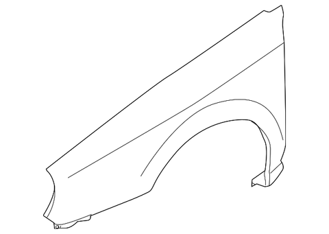 Subaru OEM Fender - Drivers Side | 2004-2005 Subaru WRX / STI (57110FE110)