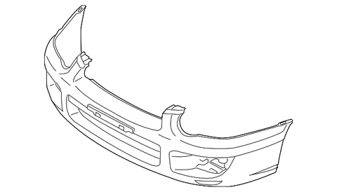 Subaru Front Bumper Cover | 2004-2005 Subaru WRX/STI (57702FE060)