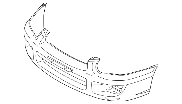 OEM Subaru Parts Subaru Front Bumper Cover | 2004-2005 Subaru WRX/STI (57702FE060)