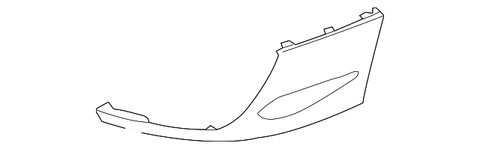 Subaru Front Right Bumper Skirt | 2004-2005 Subaru WRX (57742FE011VO)