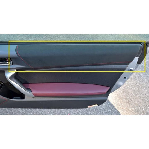 Subaru OEM tS Ultrasuede Upper Door Trim w/ Red Stitching - RH | 2013-2021 BRZ/FR-S/86 (94243CA200VH)