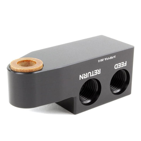 Perrin Junction Block for Side Feed Fuel Rail | Multiple Subaru Fitments (PSP-FUL-222BK)