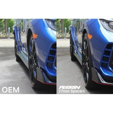 Perrin 27mm Wheel Spacers | 2017+ Honda Civic Type-R (PHP-WHL-027BK)