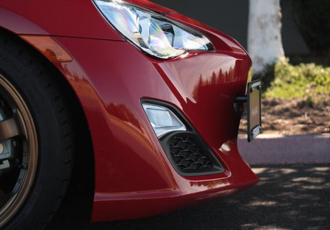 Perrin Front License Plate Relocate Kit | Subaru FRS/BRZ/WRX/STI Fitments (PSP-BDY-205)