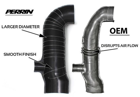 Perrin 3in Turbo Inlet Hose | Multiple Fitments (PSP-INT-410BK)