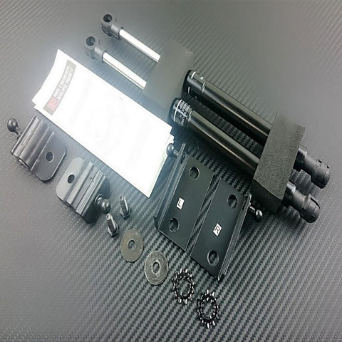 P2M Black Engine Hood Damper | 2009-2021 Nissan Z34 370Z (P2-BHD370Z-TP)