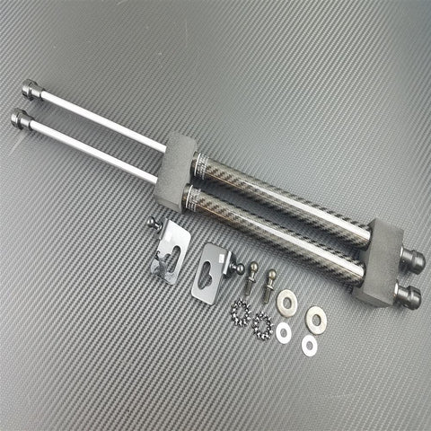 P2M Carbon Engine Hood Damper | 1993-1997 Mazda RX7 (P2-CHDFDRX7-TP)