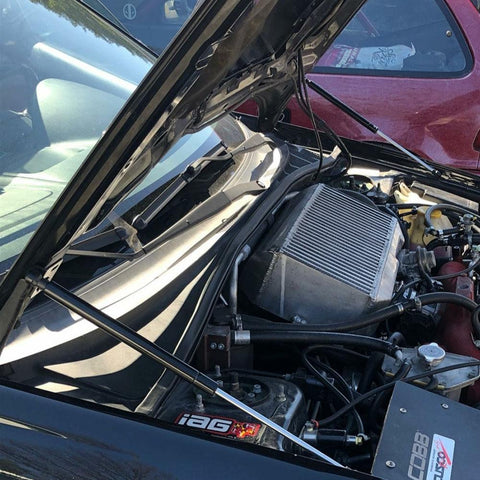 P2M Carbon Engine Hood Damper | 2002-2007 Subaru WRX/STI (P2-CHDGDAB-TP)