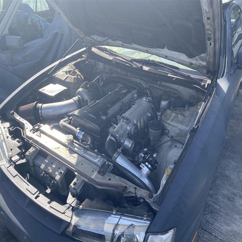 P2M Carbon Engine Hood Damper | 1995-1998 Nissan S14 240SX (P2-CHDNS14-TP)