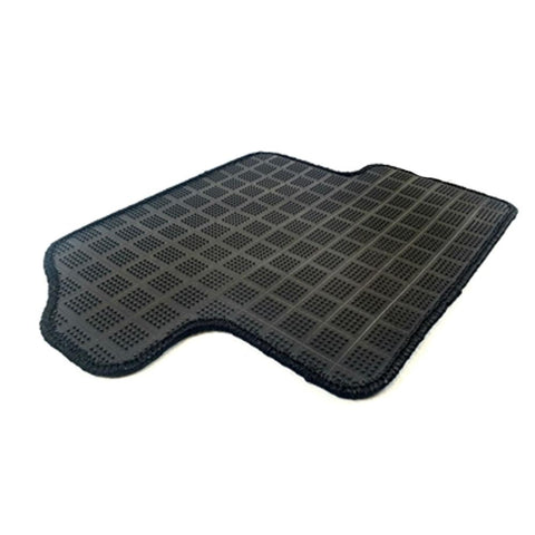 P2M Checkered Race Floor Mats - Rear Only | 1989-1994 Nissan S13 240SX (P2-CPTNS13RDG-TP)