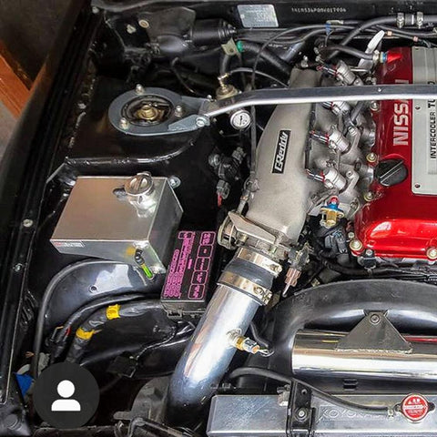 P2M Aluminum Overflow Tank | 1989-1994 Nissan S13 240SX (P2-CRTNS13-GD)
