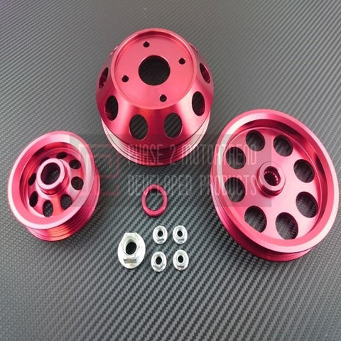 P2M 3Pcs Pulley Kit | Nissan S13 SR20DET (P2-EPKNS13B-CCR)