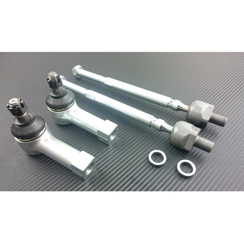 P2M Inner Tie Rod w/Street Type Outer Tie Rod Combo Set | 1989-1998 Nissan S13/14 240SX (P2-OETRDCMB134-HC)