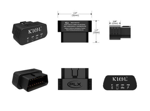 PLX Devices Kiwi 3 OBDII / CAN Adapter (897346002832)