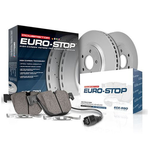 Power Stop 13-15 BMW X1 Rear Euro-Stop Brake Kit (ESK7009)