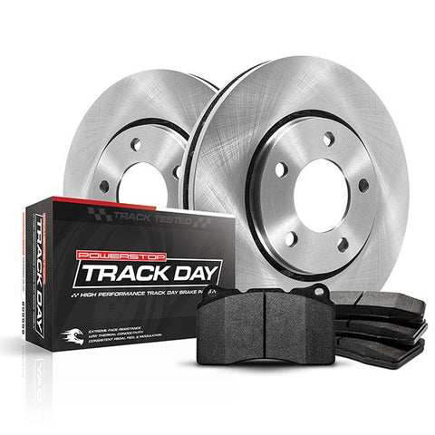 Power Stop Rear Track Day SPEC Brake Kit | Multiple Audi/VW Fitments (TDSK7084)