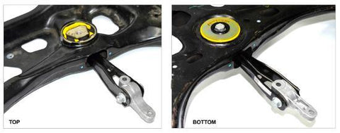 Powerflex Front Lower Engine Mount Hybrid Bushing A | Multiple Fitments (PFF85-831)