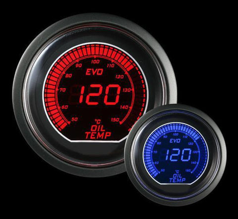 Prosport Evo Metric Series 52mm Oil Temperature Gauge (216EVOOT-C)