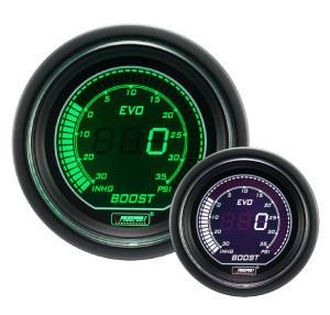 Prosport Evo Series Electrical Boost Gauge (Green & White) - Modern Automotive Performance
