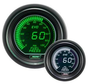 Prosport Evo Series Electrical  Fuel Pressure Gauge (Green & White) 216EVOWGFP - Modern Automotive Performance
