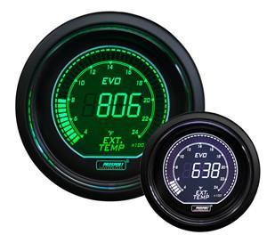 Prosport Evo Series Digital EGT Gauge (Green & White) - Modern Automotive Performance
