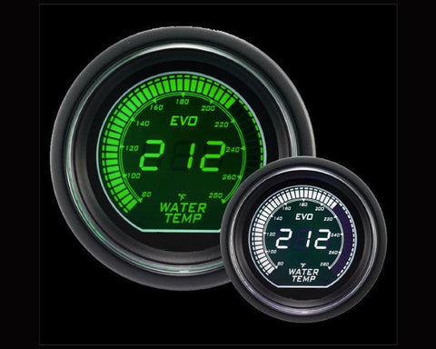 Prosport Evo Series 52mm Electrical Water Temperature Gauge (216EVOWGWT.F)