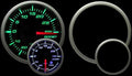 52mm Premium Series Green/White Boost Guage by Prosport - Modern Automotive Performance
