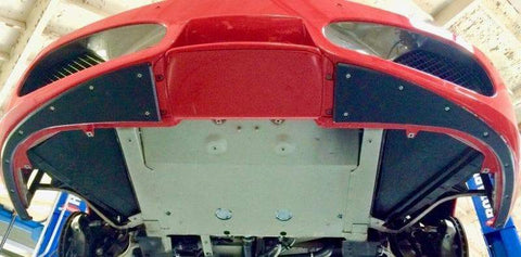 ProTEKt Front Bumper Skid Plates | 2004-2009 Ferrari 430 Base (9-FE430BS-040)