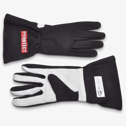 Pyrotect SFI-5 Sport Series 2-Layer Nomex Racing Gloves - Black (G2000)