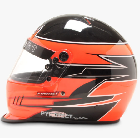 Pyrotect SA2015 Pro Airflow Rebel Duckbill Helmet - Full Face/Orange (9060992)