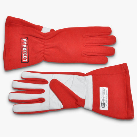 Pyrotect SFI-5 Sport Series 2-Layer Nomex Racing Gloves - Red (G2002)