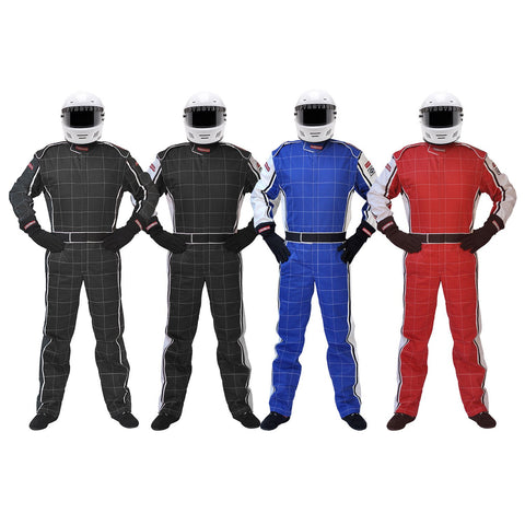 Pyrotect SFI-1 Ultra-1 One Piece Racing Suit - Black/White (120102)