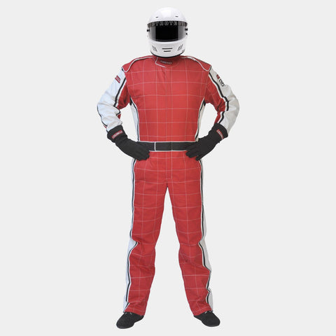 Pyrotect SFI-1 Ultra-1 One Piece Racing Suit - Red/White (120103)