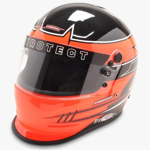 Pyrotect SA2015 Pro Airflow Rebel Duckbill Helmet - Full Face/Orange (9060992)