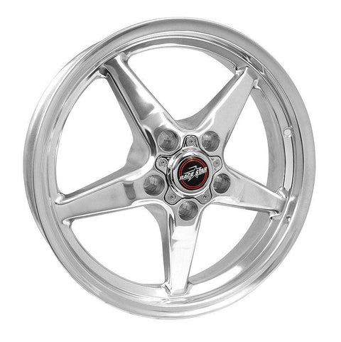 Race Star Drag Star Wheel - 17x4.5 Size / 5x4.75 Bolt / 3.07 CB / 25.4 Offset - Metallic Gray (92-745242DP)